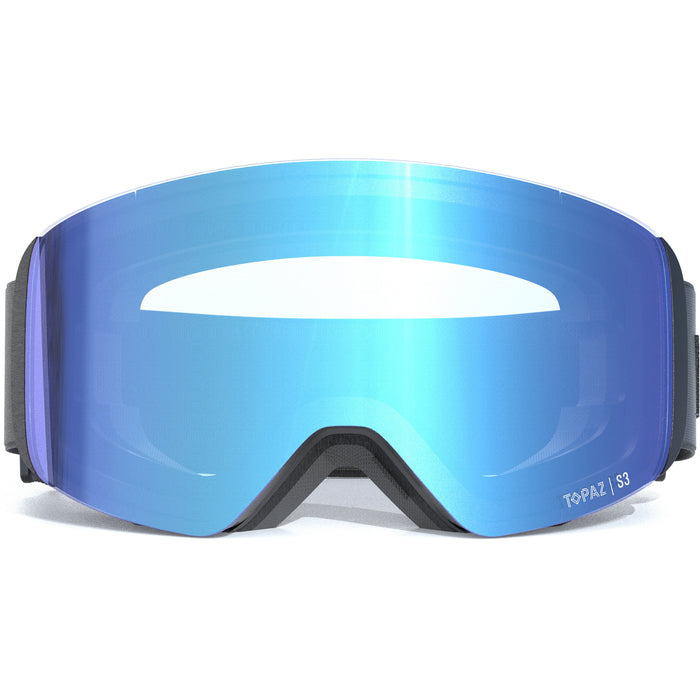 WHISTLER Corbier Topaz Jr. Cylindrical Ski Goggle Ski goggle 1001SB Black / Swiss Blue