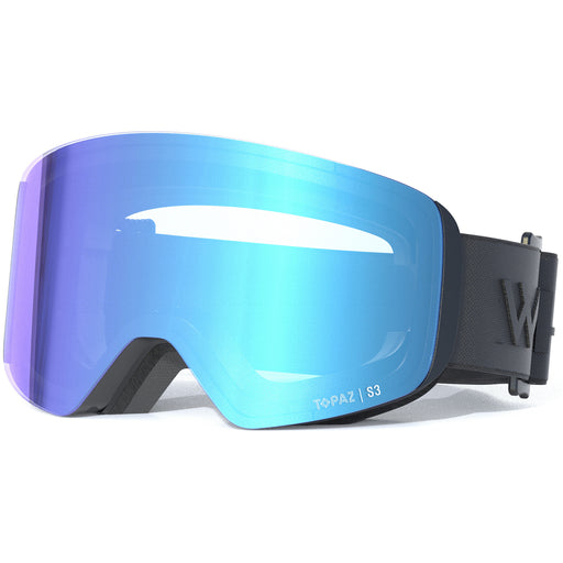 WHISTLER Corbier Topaz Jr. Cylindrical Ski Goggle Ski goggle 1001SB Black / Swiss Blue