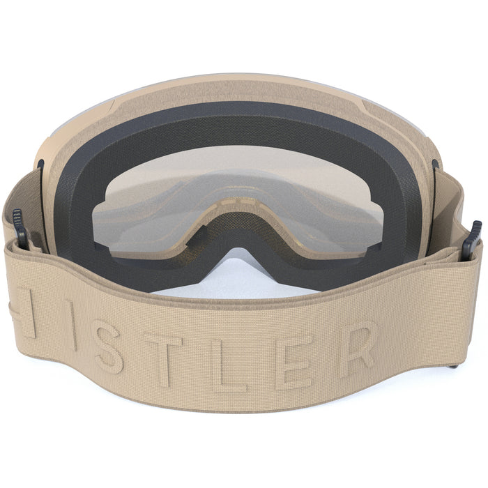 WHISTLER Corbier Topaz Jr. Cylindrical Ski Goggle Ski goggle 3040C Fallen Rock / Champagne