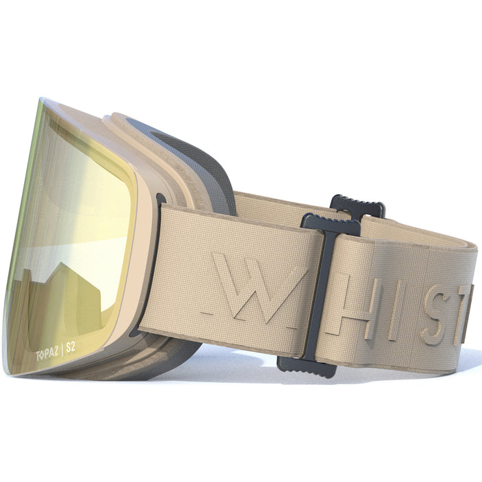 WHISTLER Corbier Topaz Jr. Cylindrical Ski Goggle Ski goggle 3040C Fallen Rock / Champagne