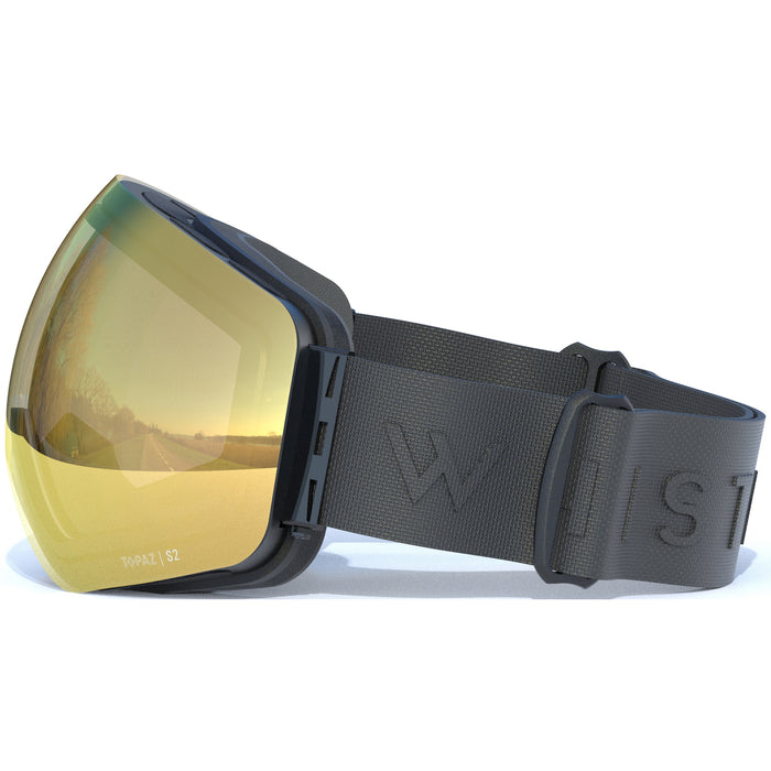 WHISTLER Morgins Topaz III Spherical Ski Goggle Ski goggle 1001C Black / Champagne
