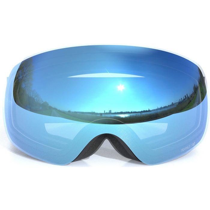 WHISTLER Morgins Topaz III Spherical Ski Goggle Ski goggle 1122SB Forged Iron / Swiss Blue
