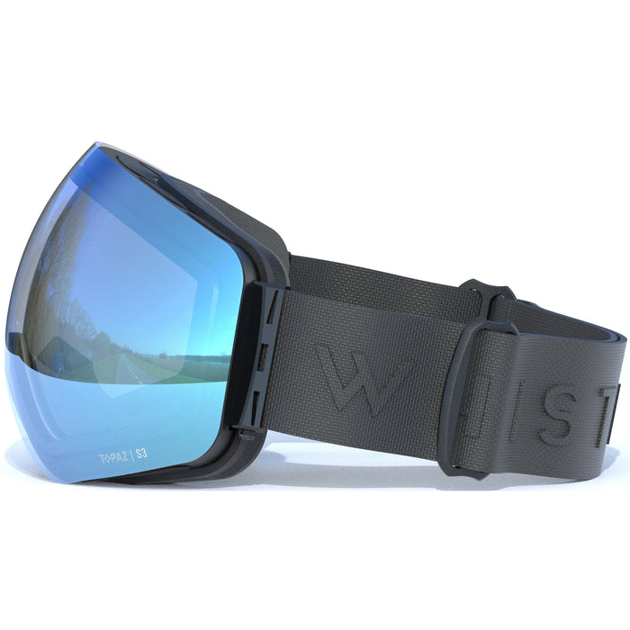 WHISTLER Morgins Topaz III Spherical Ski Goggle Ski goggle 1122SB Forged Iron / Swiss Blue