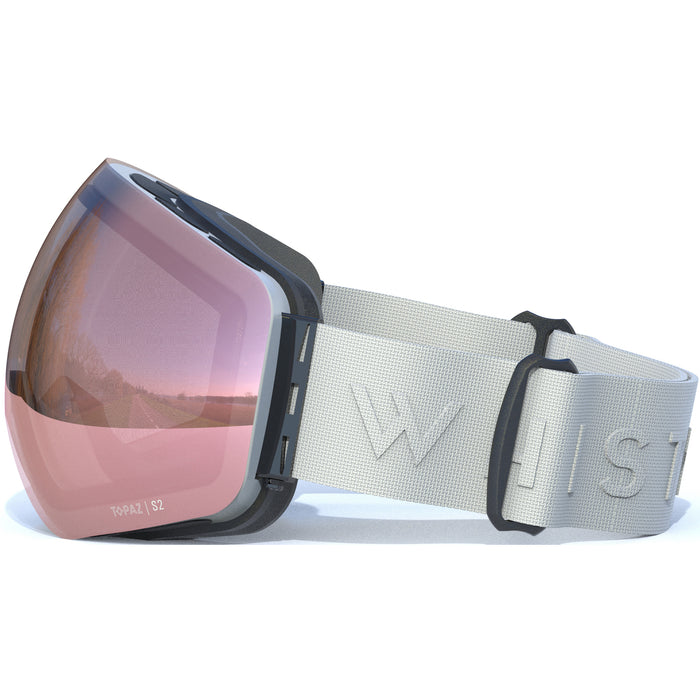 WHISTLER Morgins Topaz III Spherical Ski Goggle Ski goggle 1168G Cool Gray / Grape