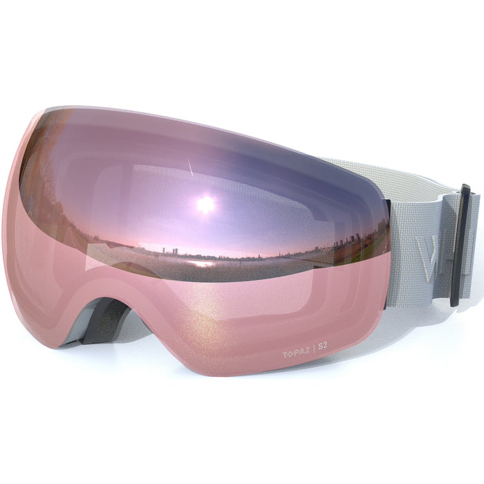 WHISTLER Morgins Topaz III Spherical Ski Goggle Ski goggle 1168G Cool Gray / Grape