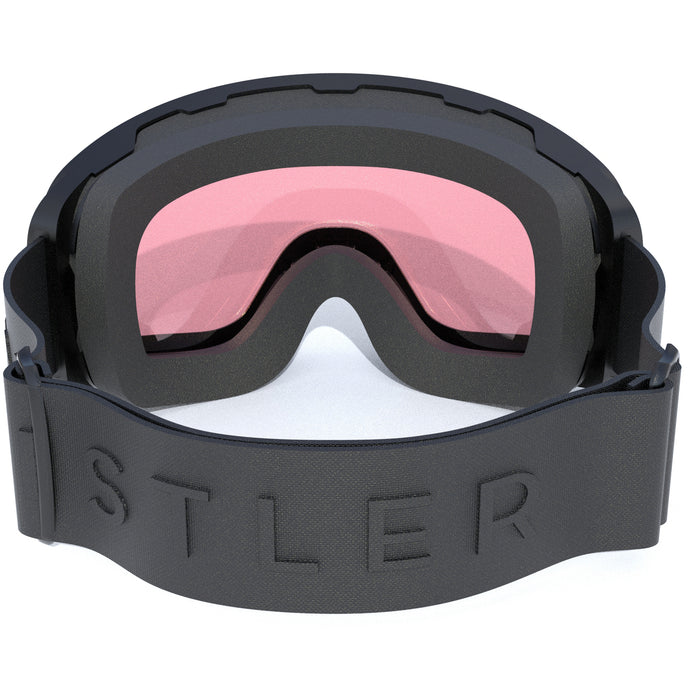 WHISTLER Morzine Topaz V Ski Goggle w/ Magnetic Interchangeable Lens Ski goggle 1001 Black