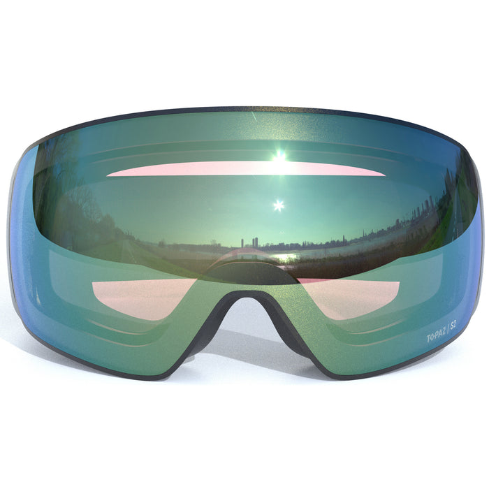 WHISTLER Morzine Topaz V Ski Goggle w/ Magnetic Interchangeable Lens Ski goggle 1001 Black