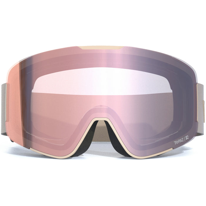 WHISTLER Nendaz Topaz III Cylindrical Ski Goggle Ski goggle 1265G Island Fossil / Grape