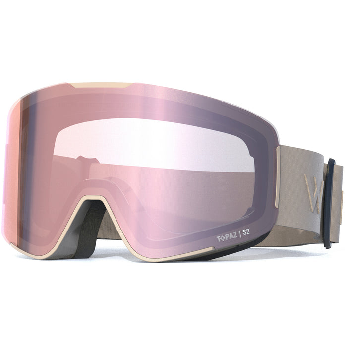 WHISTLER Nendaz Topaz III Cylindrical Ski Goggle Ski goggle 1265G Island Fossil / Grape