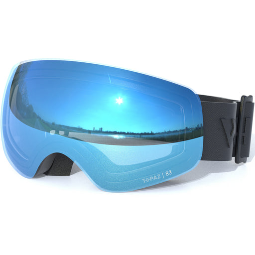 WHISTLER Sorlin Topaz Jr. Spherical Ski Goggle Ski goggle 1001SB Black / Swiss Blue