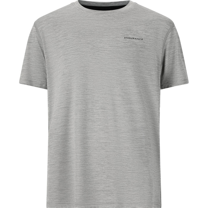 ENDURANCE Abdon Jr. Melange S/S Tee T-shirt 1005 Light Grey Melange