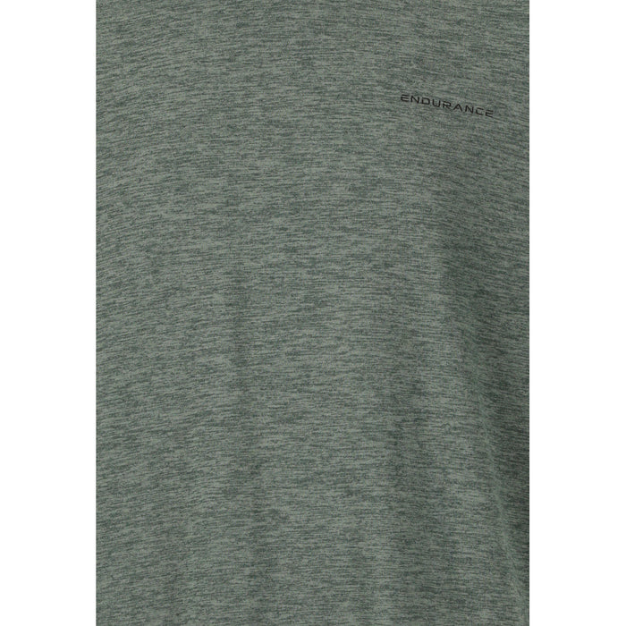 ENDURANCE Abdon Jr. Melange S/S Tee T-shirt 3058 Balsam Green