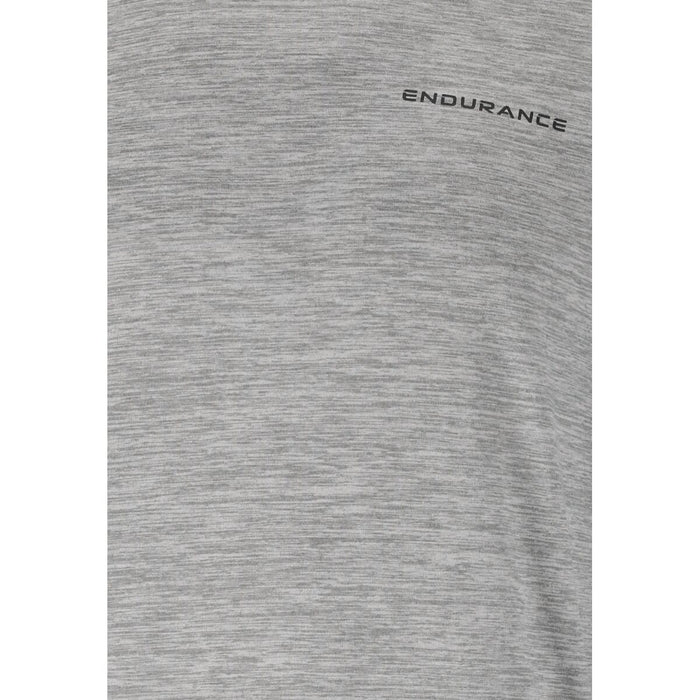ENDURANCE Abdon M Melange L/S Tee T-shirt 1005 Light Grey Melange