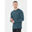 ENDURANCE Abdon M Melange L/S Tee T-shirt 2178 Orion Blue