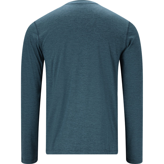 ENDURANCE Abdon M Melange L/S Tee T-shirt 2178 Orion Blue