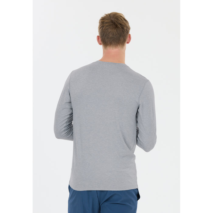 ENDURANCE Abdon M Melange L/S Tee T-shirt 2182 Flint Stone