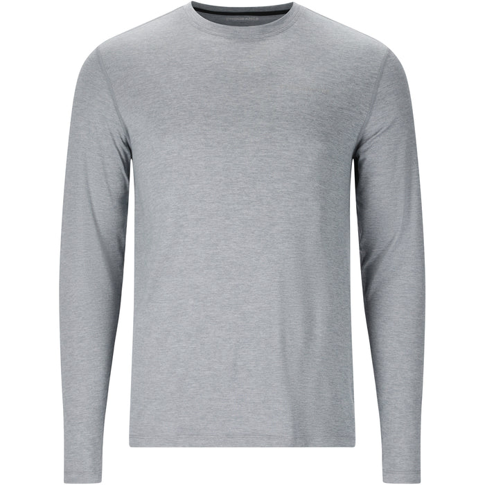 ENDURANCE Abdon M Melange L/S Tee T-shirt 2182 Flint Stone