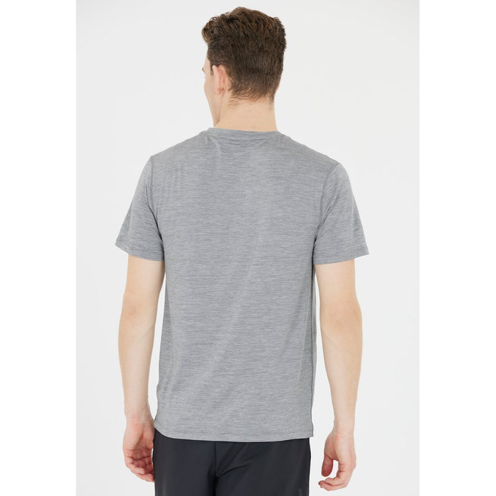 ENDURANCE Abdon M Melange S/S Tee T-shirt 1005 Light Grey Melange