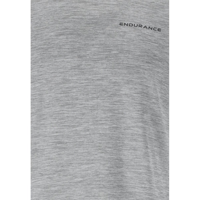 ENDURANCE Abdon M Melange S/S Tee T-shirt 1005 Light Grey Melange