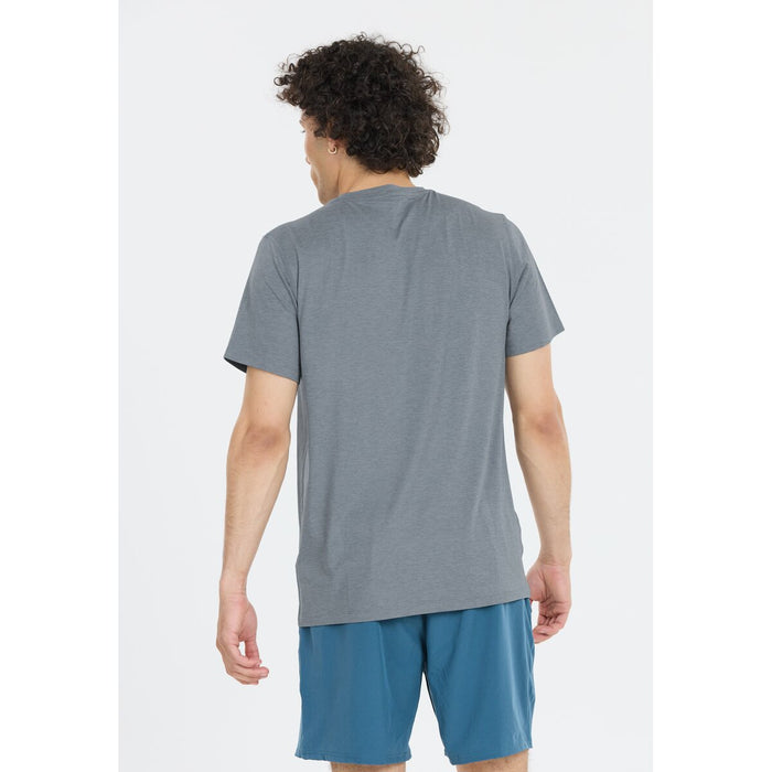 ENDURANCE Abdon M Melange S/S Tee T-shirt 2182 Flint Stone