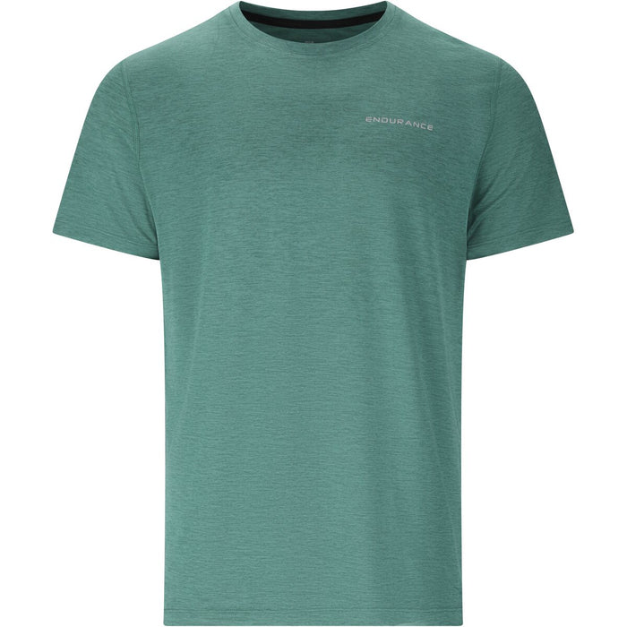ENDURANCE Abdon M Melange S/S Tee T-shirt 3100 Silver Pine