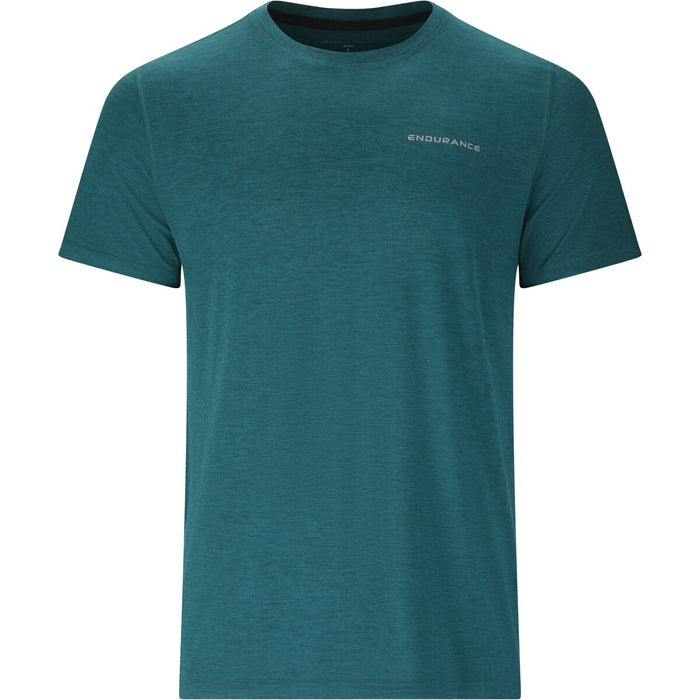 ENDURANCE Abdon M Melange S/S Tee T-shirt 3182 Dark Sea