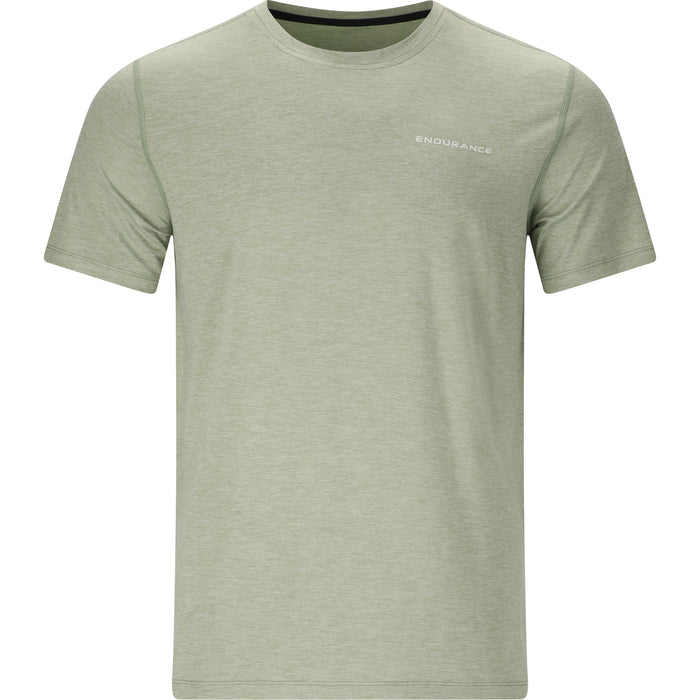 ENDURANCE Abdon M Melange S/S Tee T-shirt 3203 Iceberg Green
