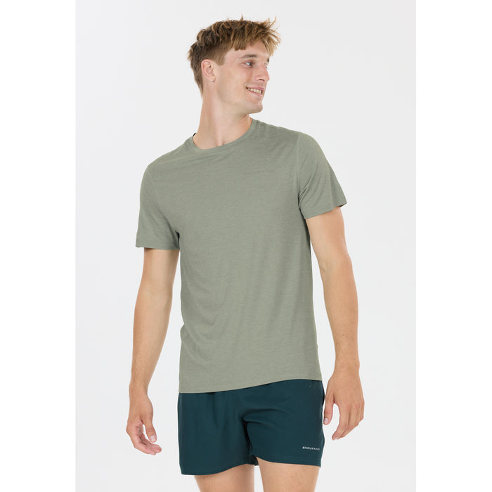 ENDURANCE Abdon M Melange S/S Tee T-shirt 3267 Green Milieu