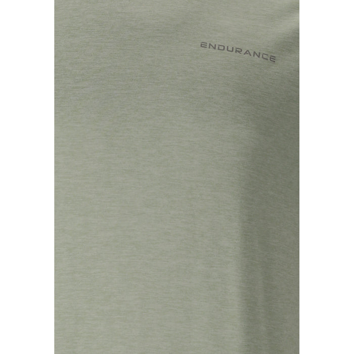 ENDURANCE Abdon M Melange S/S Tee T-shirt 3267 Green Milieu