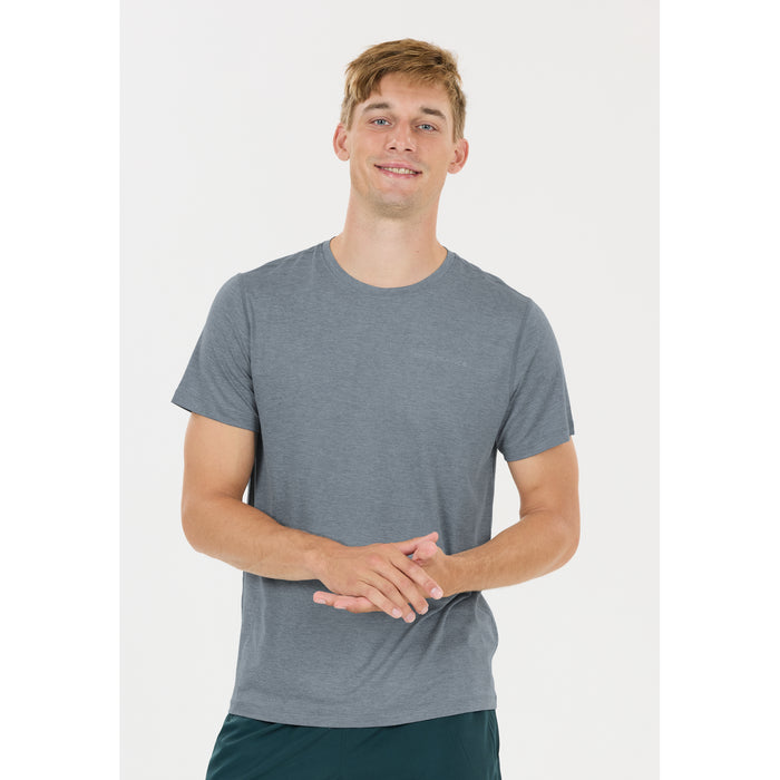 ENDURANCE Abdon M Melange S/S Tee T-shirt 2182 Flint Stone