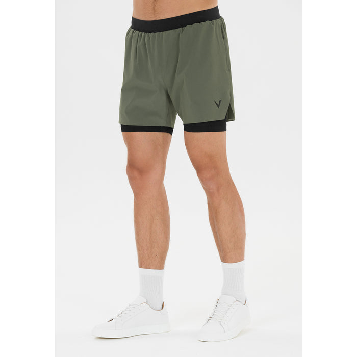 VIRTUS Ado M 2-in-1 Ripstop Shorts Shorts 3210 Pine