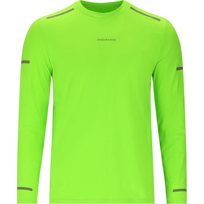 ENDURANCE Ailey M LS Tee T-shirt 3294 Safety Green