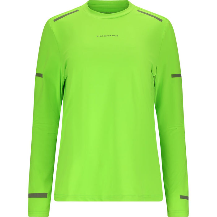 ENDURANCE Ailey W LS Tee T-shirt 3294 Safety Green