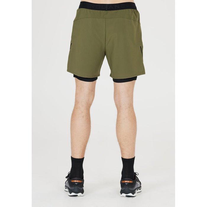 ENDURANCE Air M 2-in-1 Lightweight Shorts Shorts 3061 Ivy Green