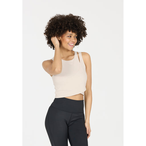 ATHLECIA Aisari W Yoga Top Top 1207 Vaporous Gray