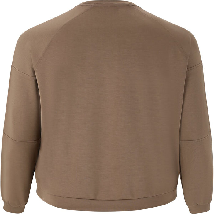 Q SPORTSWEAR Alaia W Crew Neck Sweatshirt 3107 Walnut
