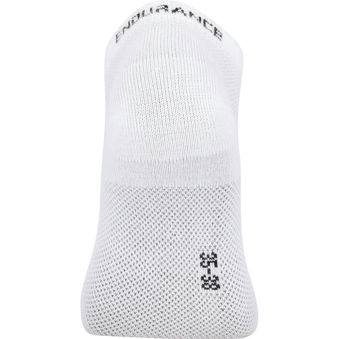 ENDURANCE Alcudia Viscose (Bamboo) Low Cut Run Socks 1-Pack Socks 1002 White