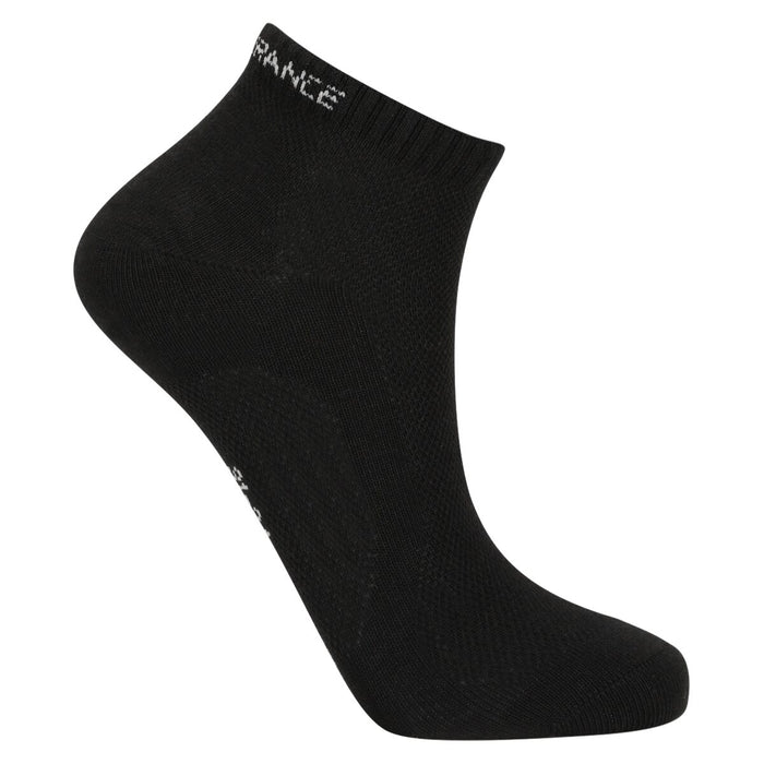 ENDURANCE Alcudia Viscose (Bamboo) Low Cut Run Socks 3-Pack Socks 1001 Black