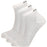 ENDURANCE Alcudia Viscose (Bamboo) Low Cut Run Socks 3-Pack Socks 1002 White