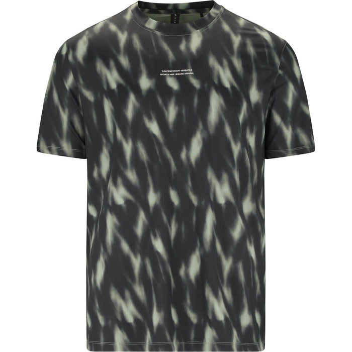 VIRTUS Altoni M AOP Tee T-shirt P3896 Green Northern Lights
