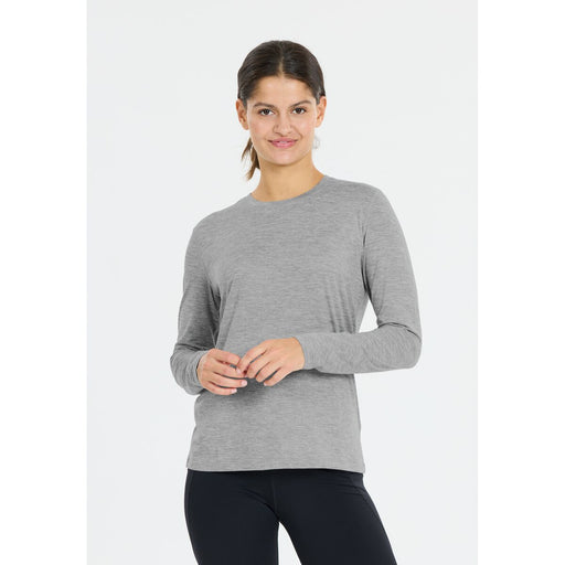 ENDURANCE Alvaly W Melange L/S Tee T-shirt 1005 Light Grey Melange