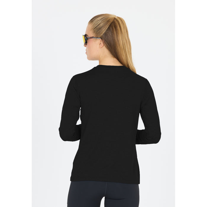 ENDURANCE Alvaly W Melange L/S Tee T-shirt 1111 Black Melange