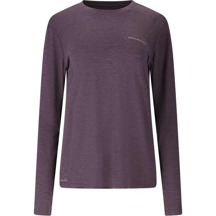 ENDURANCE Alvaly W Melange L/S Tee T-shirt 4207 Nightshade