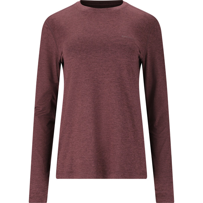ENDURANCE Alvaly W Melange L/S Tee T-shirt 4261 Huckleberry