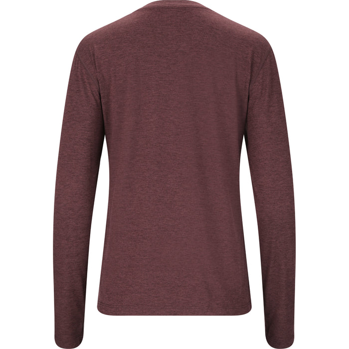 ENDURANCE Alvaly W Melange L/S Tee T-shirt 4261 Huckleberry