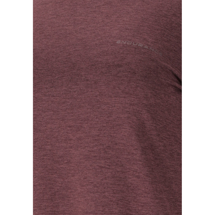 ENDURANCE Alvaly W Melange L/S Tee T-shirt 4261 Huckleberry