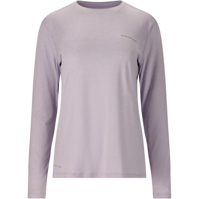 ENDURANCE Alvaly W Melange L/S Tee T-shirt 4393 Orchid Petal