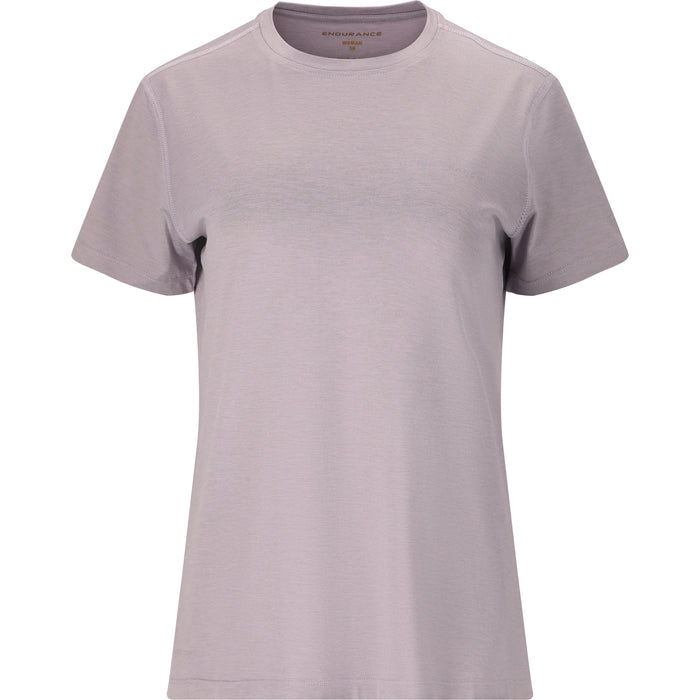 ENDURANCE Alvaly W Melange S/S Tee T-shirt 1284 Lilac Gray