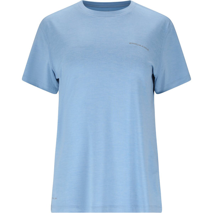ENDURANCE Alvaly W Melange S/S Tee T-shirt 2159 Placid Blue