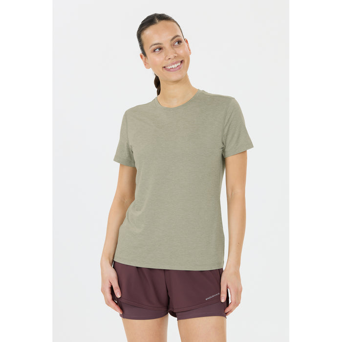 ENDURANCE Alvaly W Melange S/S Tee T-shirt 3120 Shadow